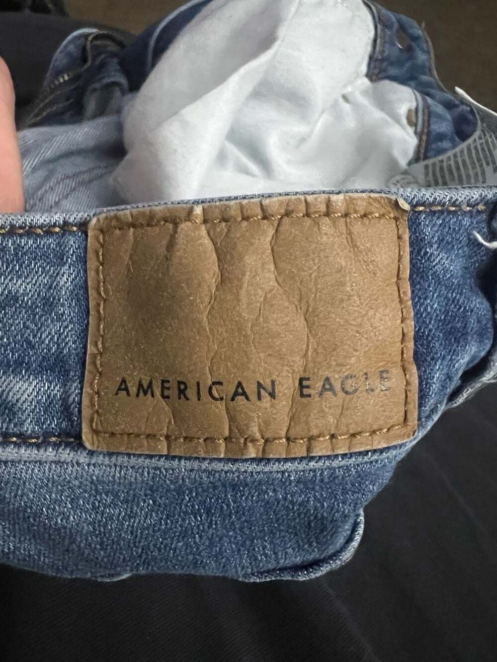 American Eagle Ne(x)t Level Stretch Distressed Skinny Jeans Size 8 - Picture 6 of 7